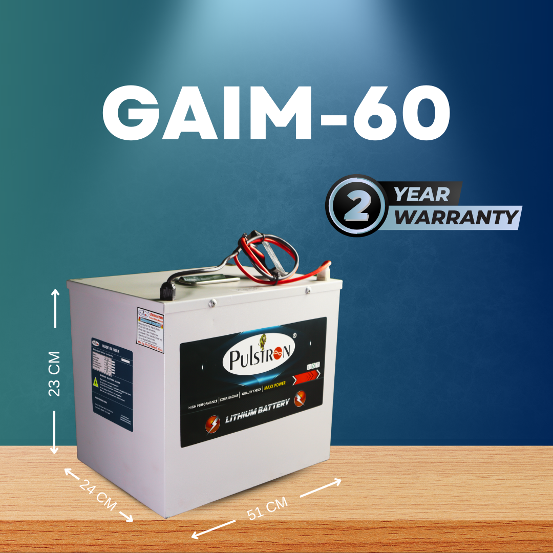 Pulstron GAIM-60, 48V 60Ah, Lithium LiFePO4 Battery Pack
