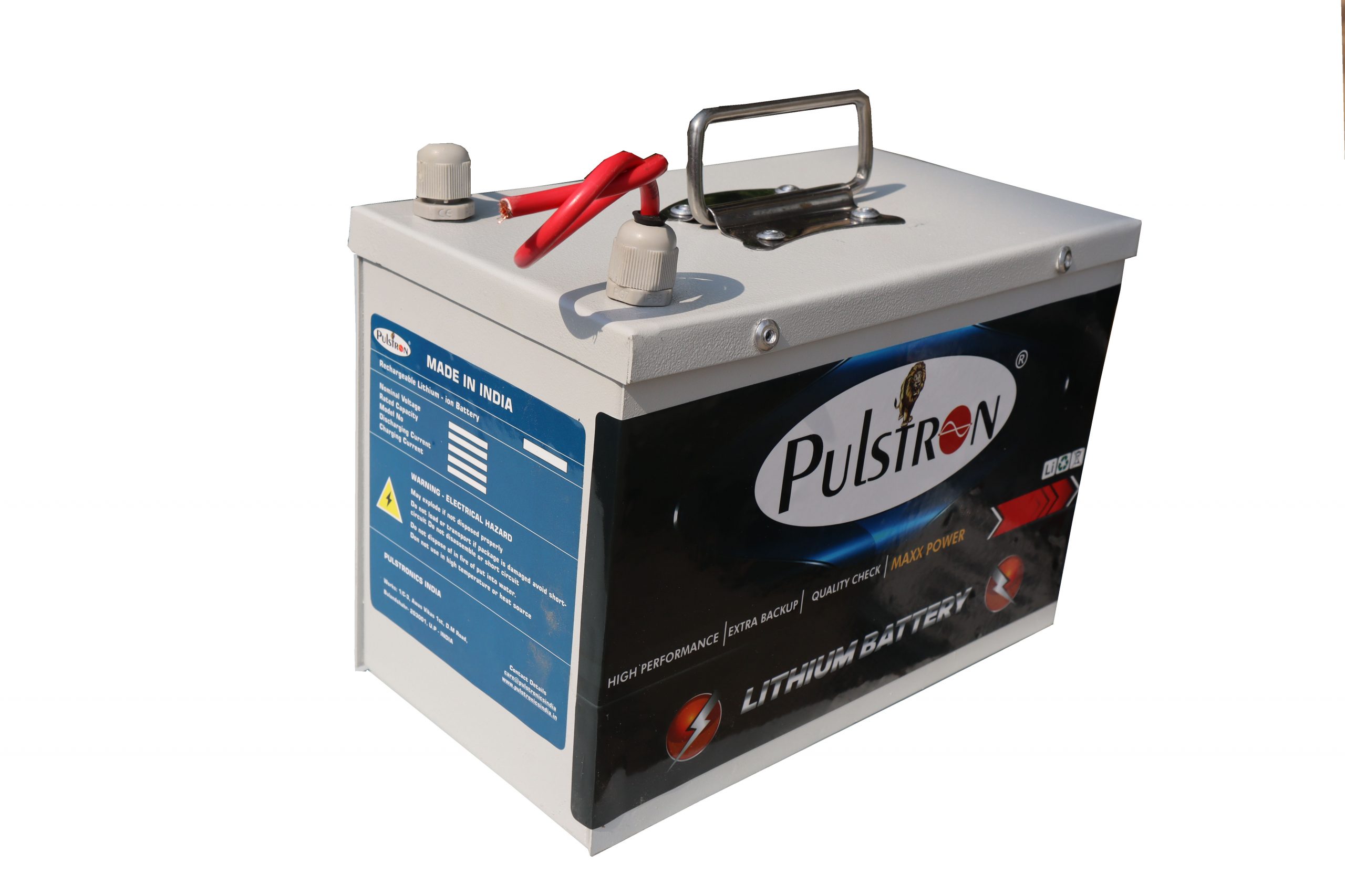 Buy Pulstron LITOR-20, 12V 20Ah, Lithium LiFePO4 Battery Pack, In Metal  Case