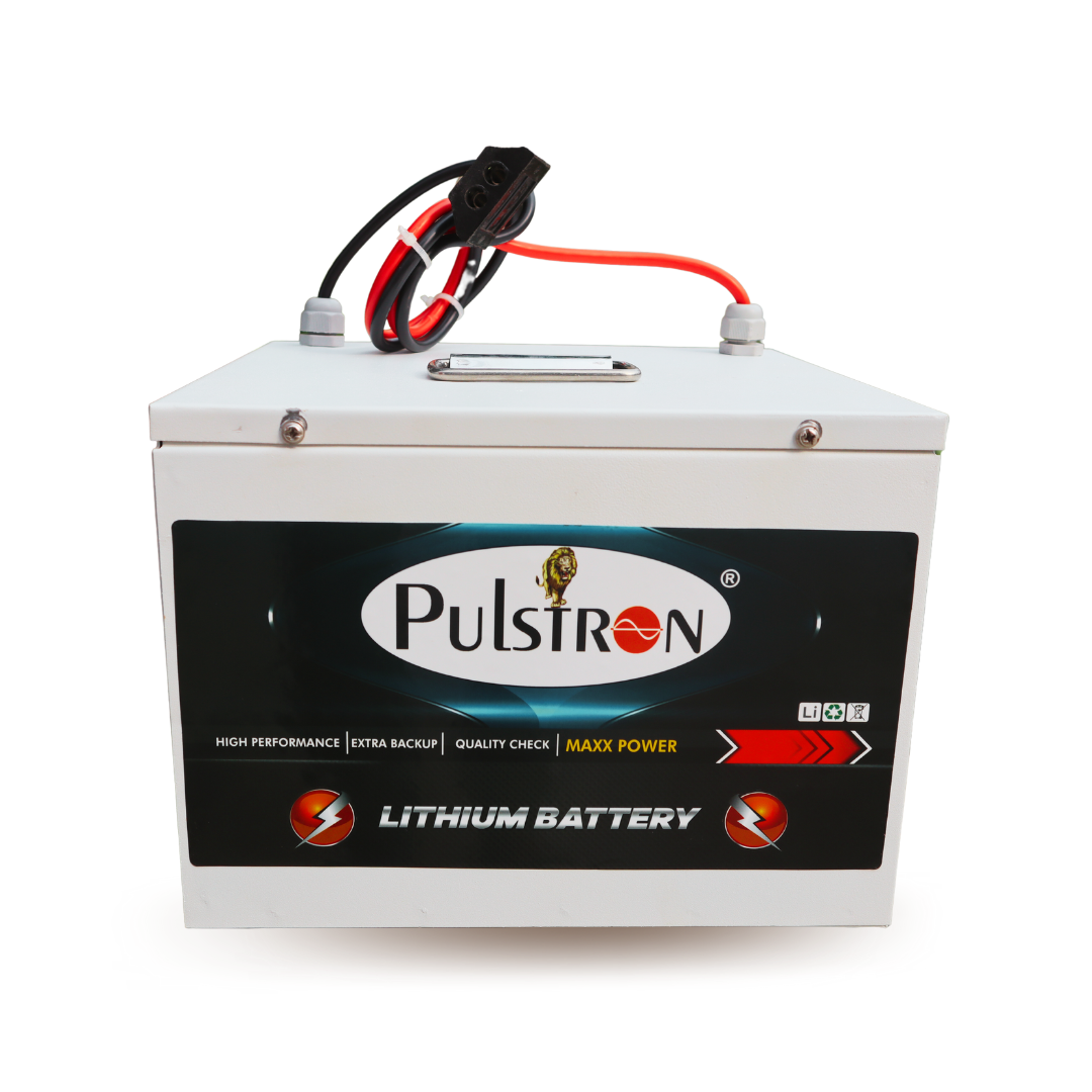 Pulstron AKNE-50, 24V 50Ah, Lithium LiFePO4 Battery Pack, In Metal Case